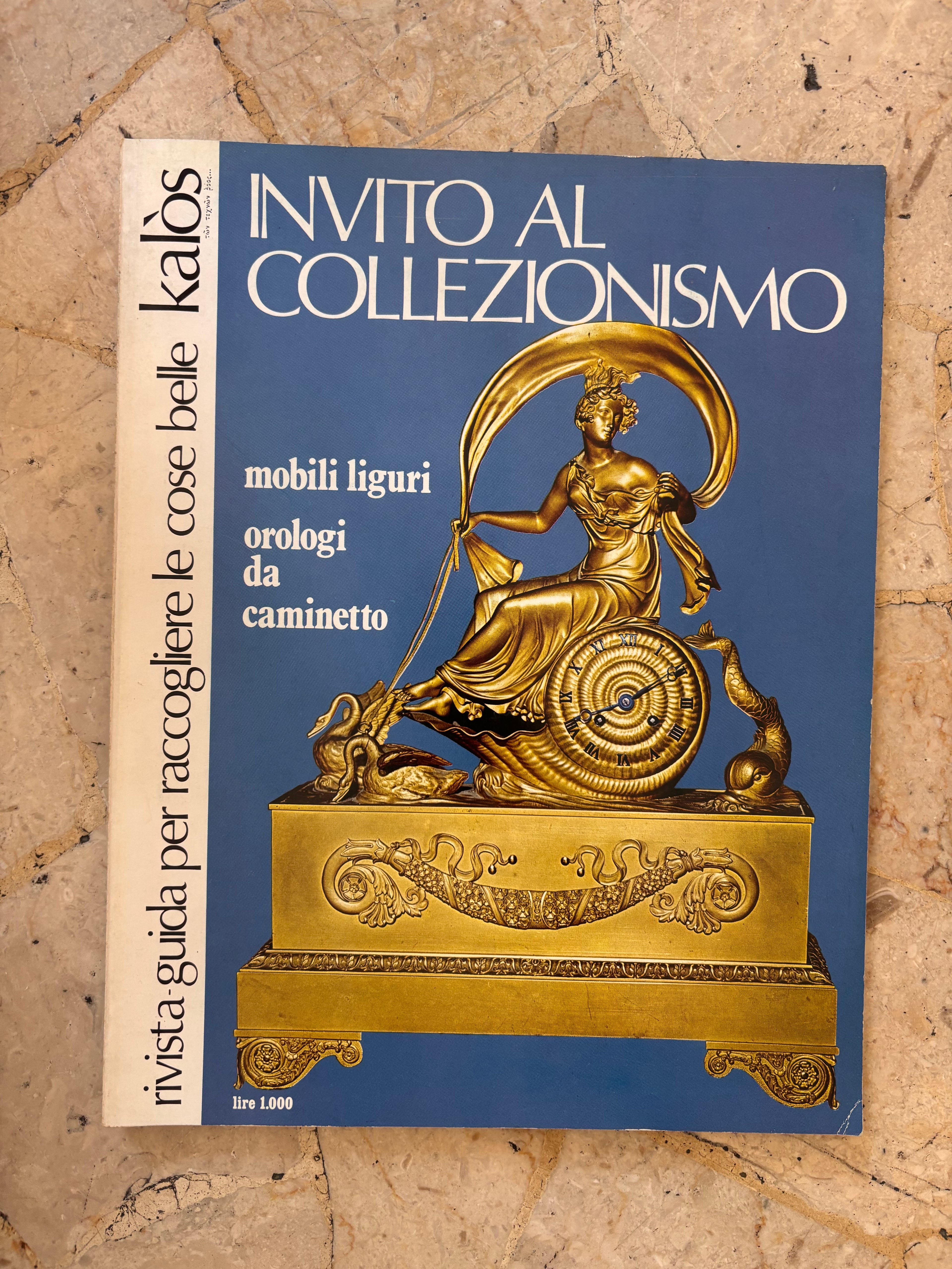 Kalos invito al collezionismo - Mobili liguri, orologi