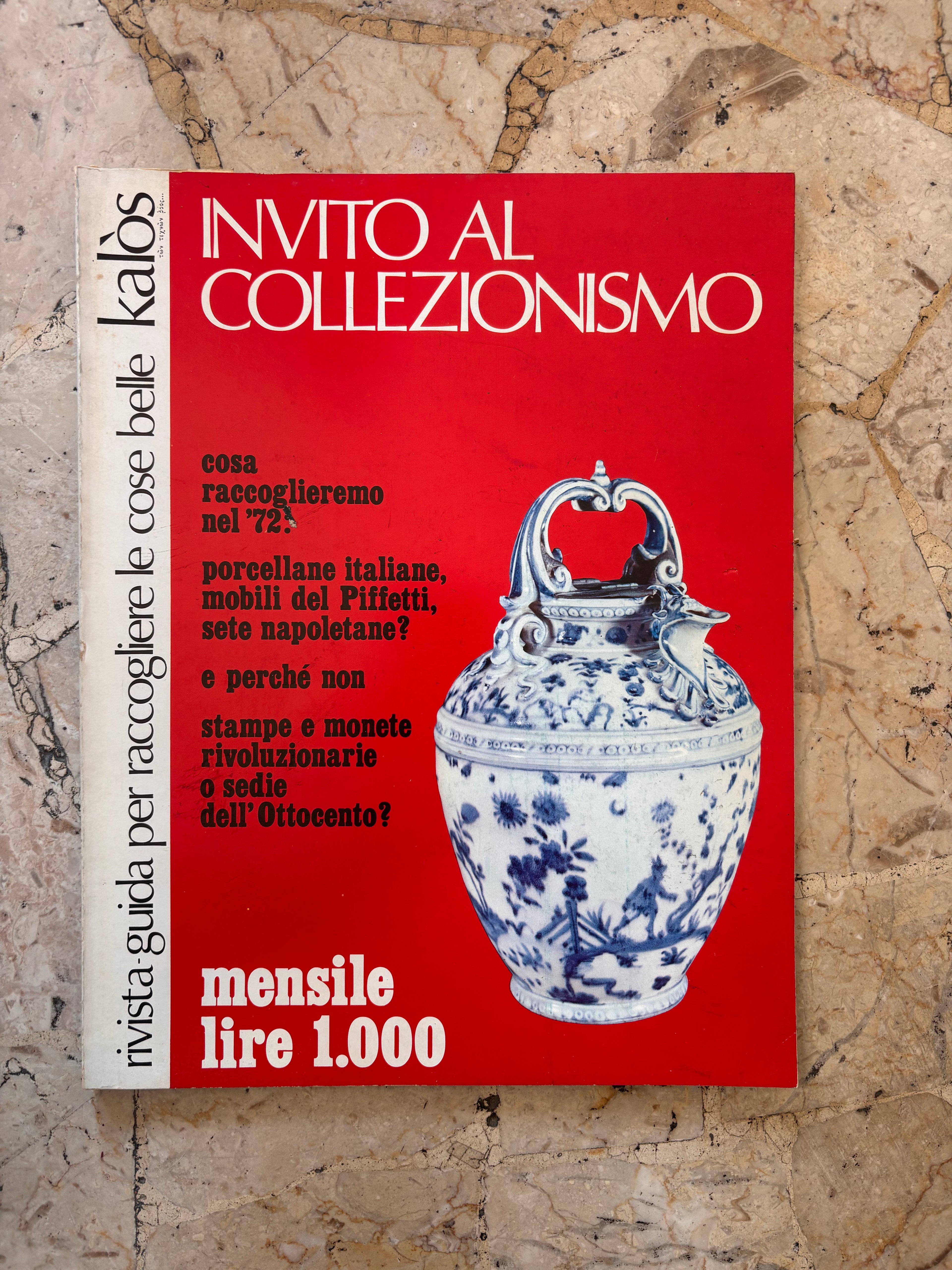Kalos invito al collezionismo - Porcellane italiane mobili Piffetti, Stampe e monete rivoluzionarie