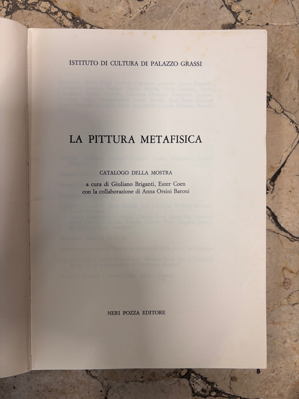 La pittura metafisica