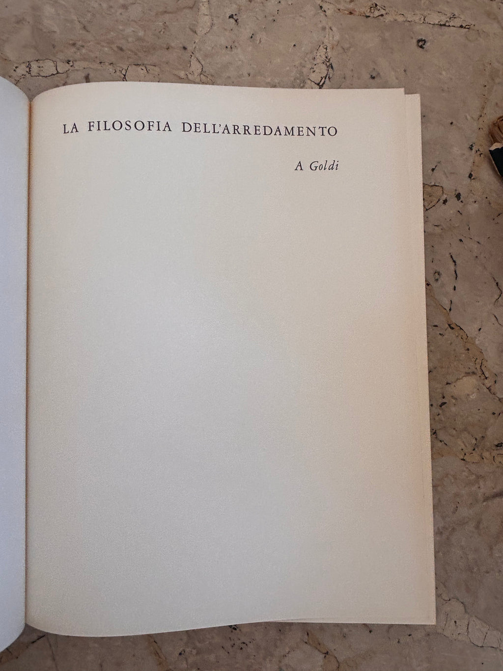 La filosofia dell’arredamento
